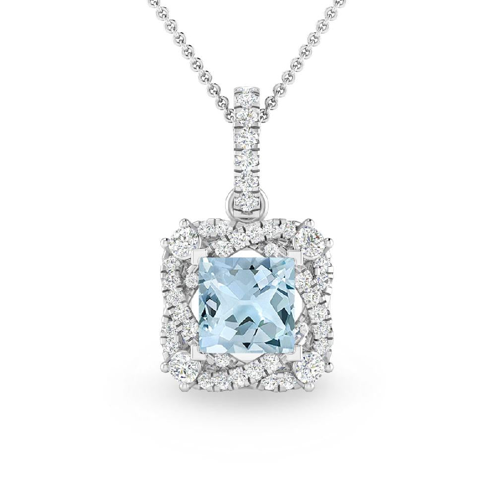 White Gold - Aquamarine