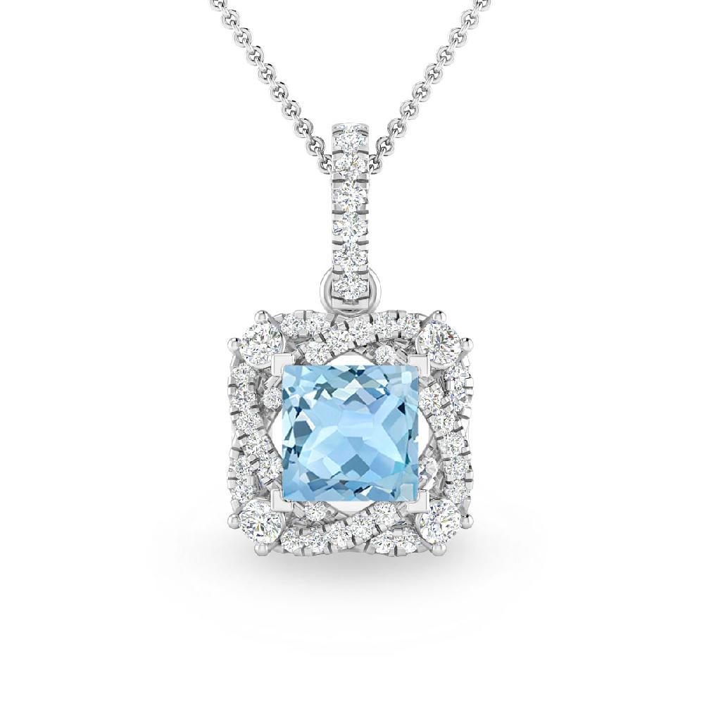 White Gold - Aquamarine