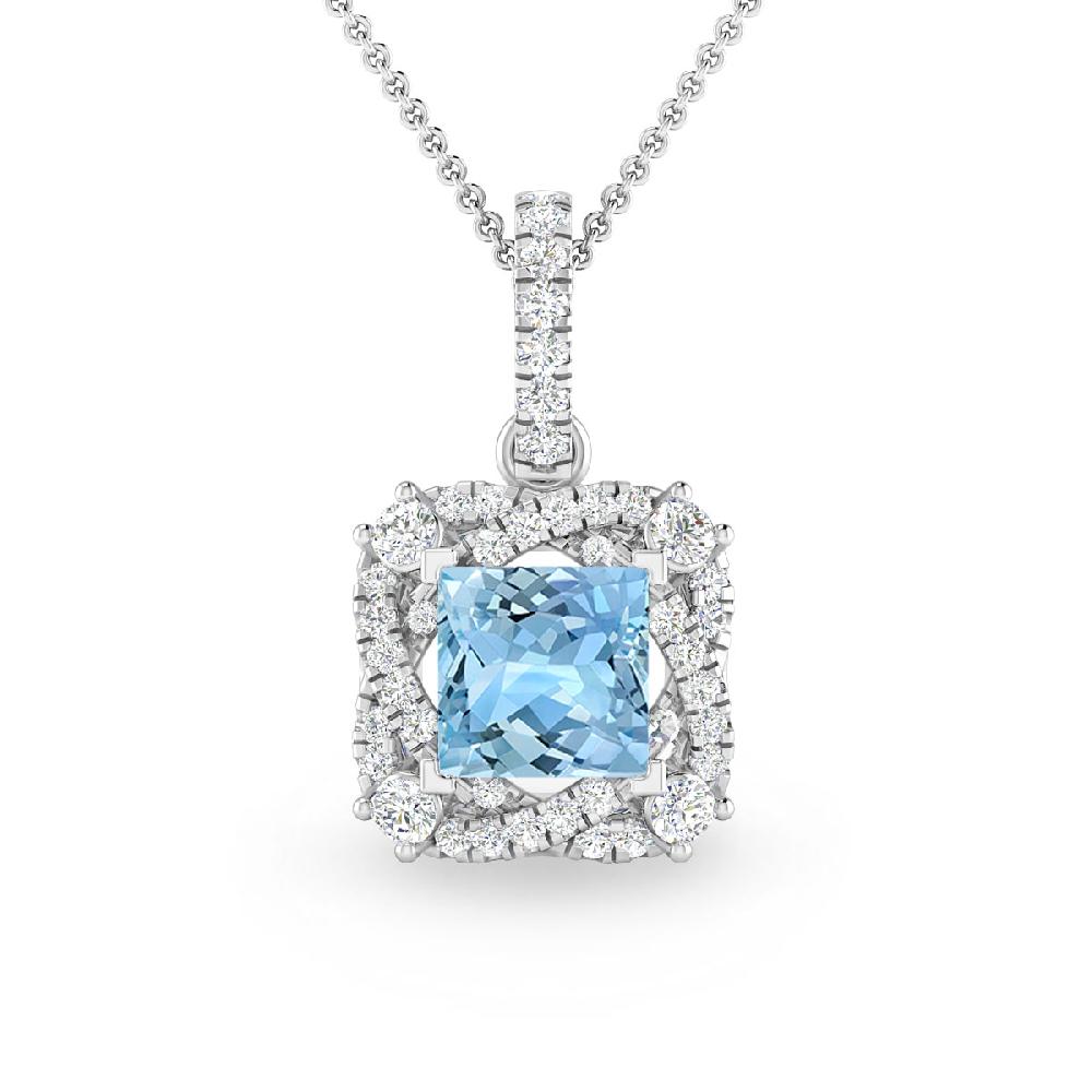 White Gold - Aquamarine