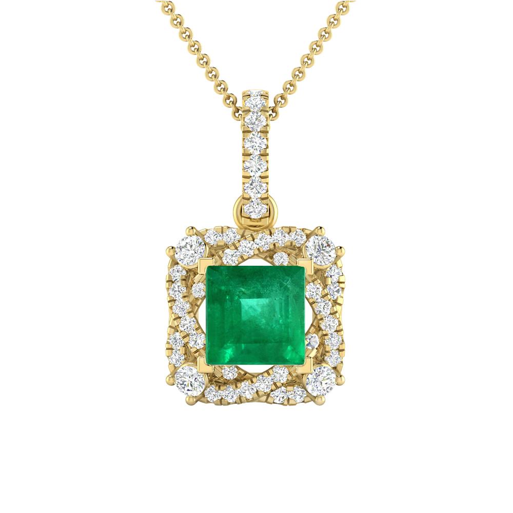 Yellow Gold - Emerald