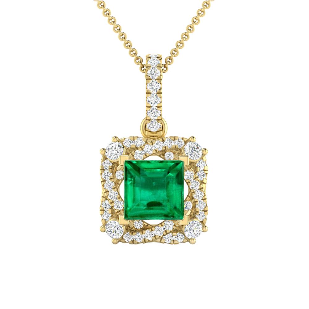 Yellow Gold - Emerald
