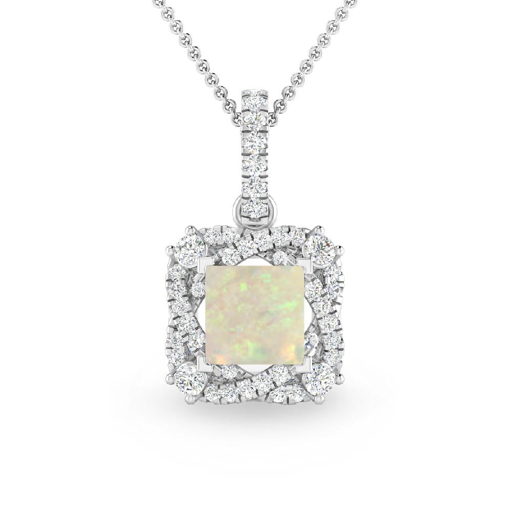 White Gold - Opal