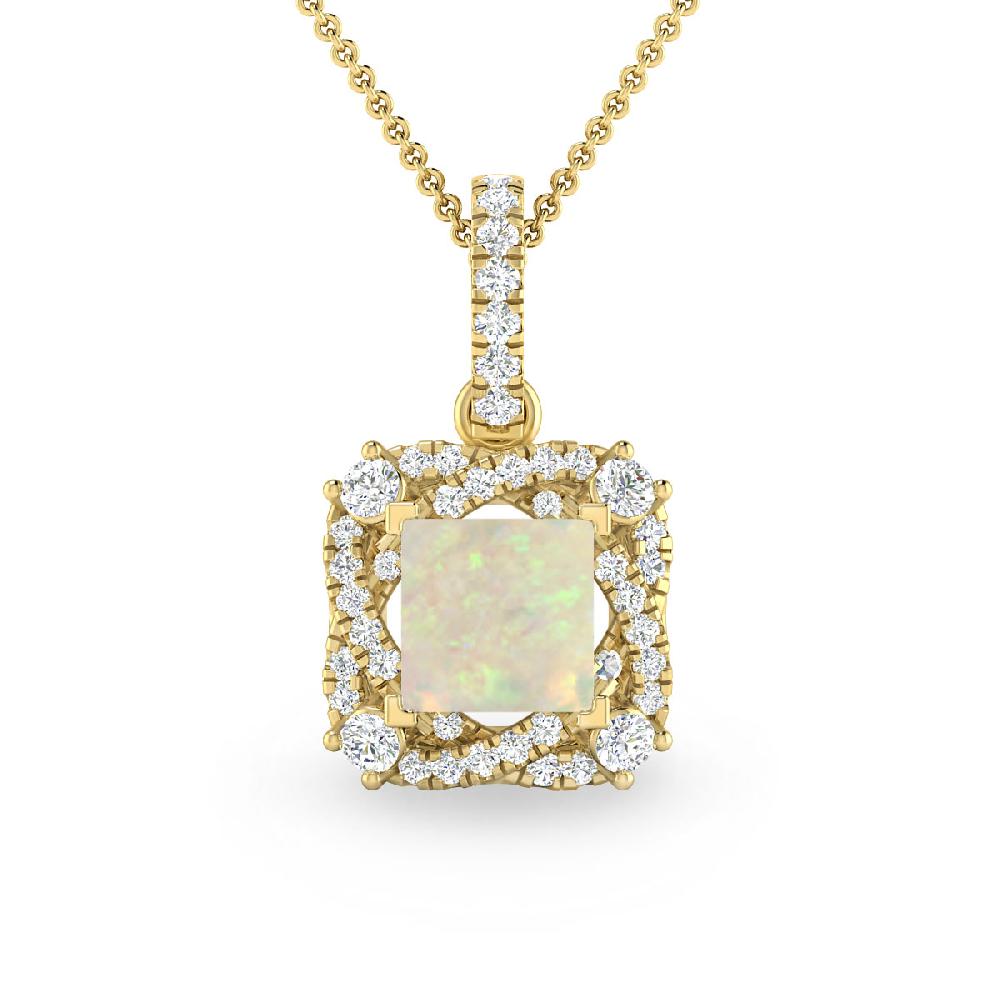 Yellow Gold - Opal