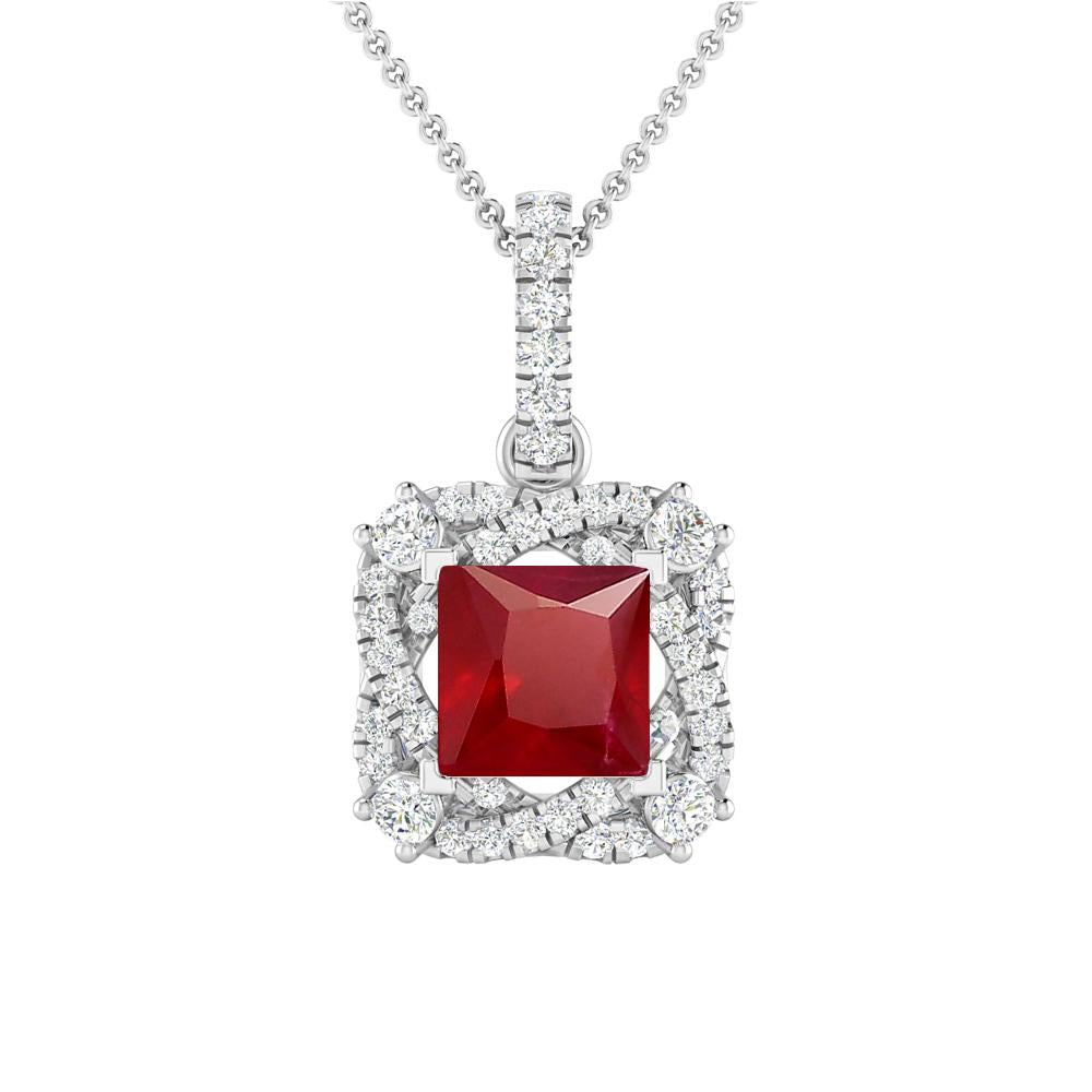 White Gold - Ruby