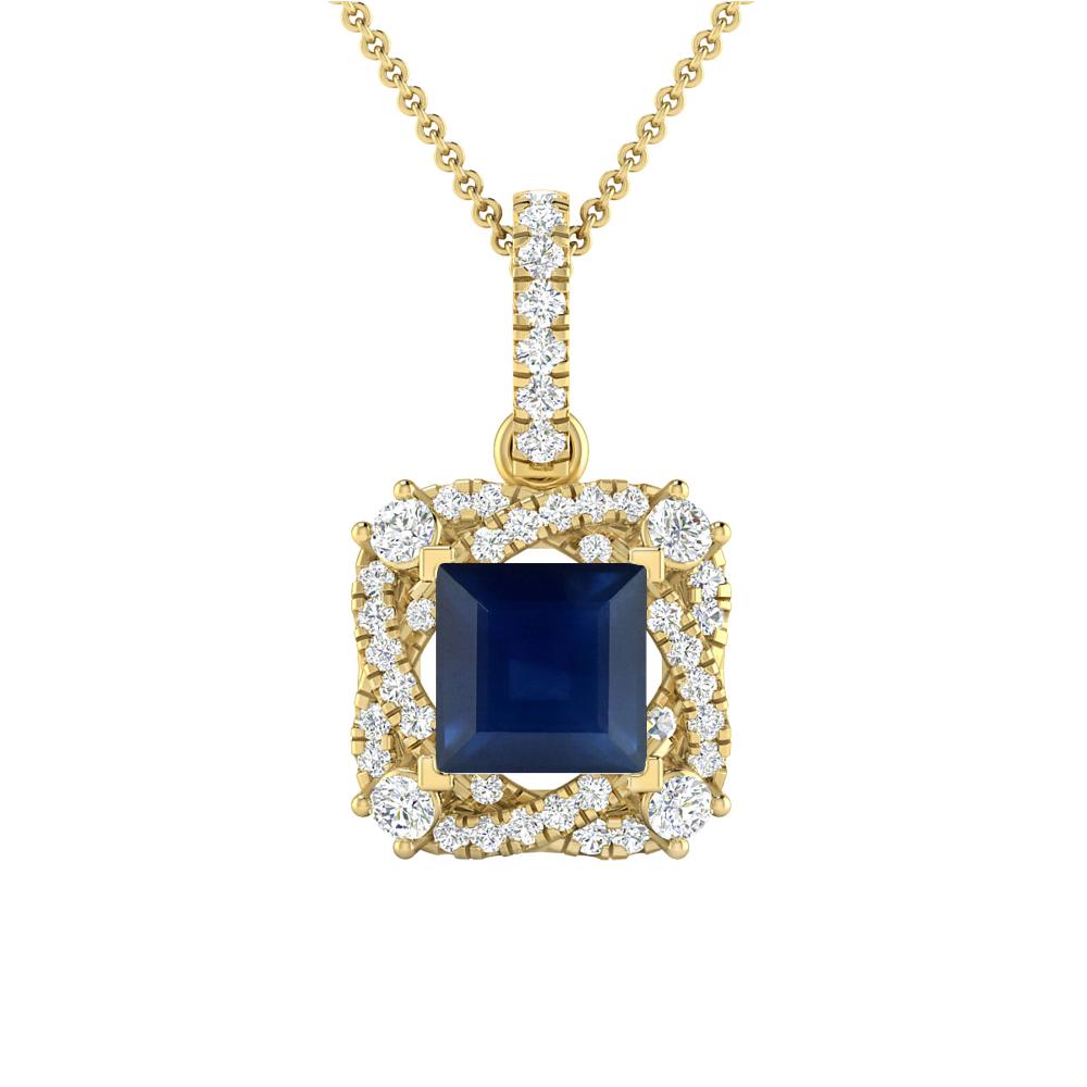 Yellow Gold - Sapphire