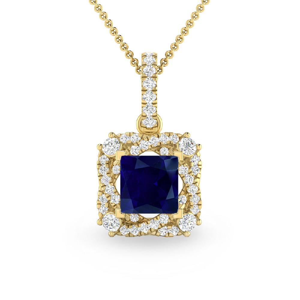 Yellow Gold - Sapphire