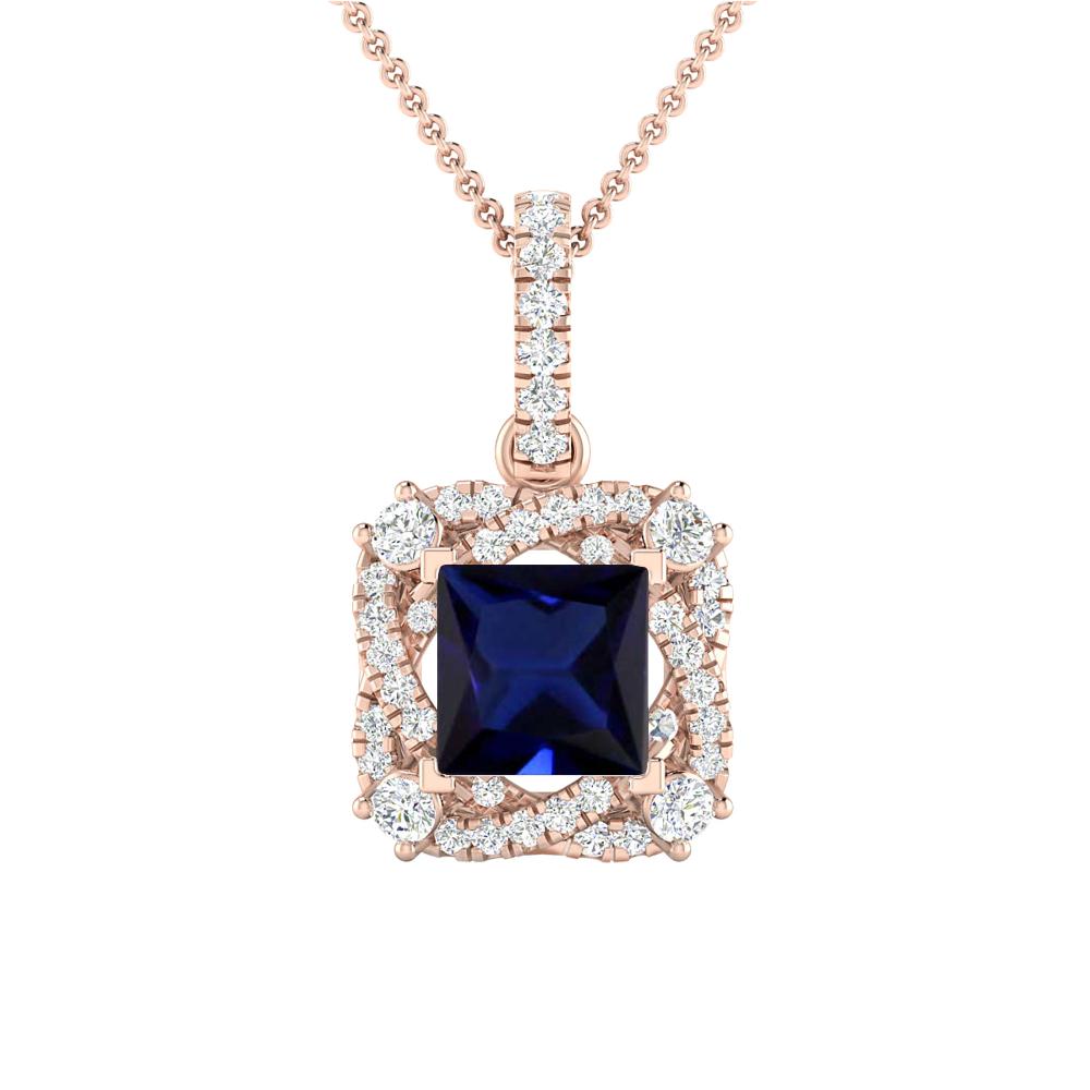 Rose Gold - Sapphire