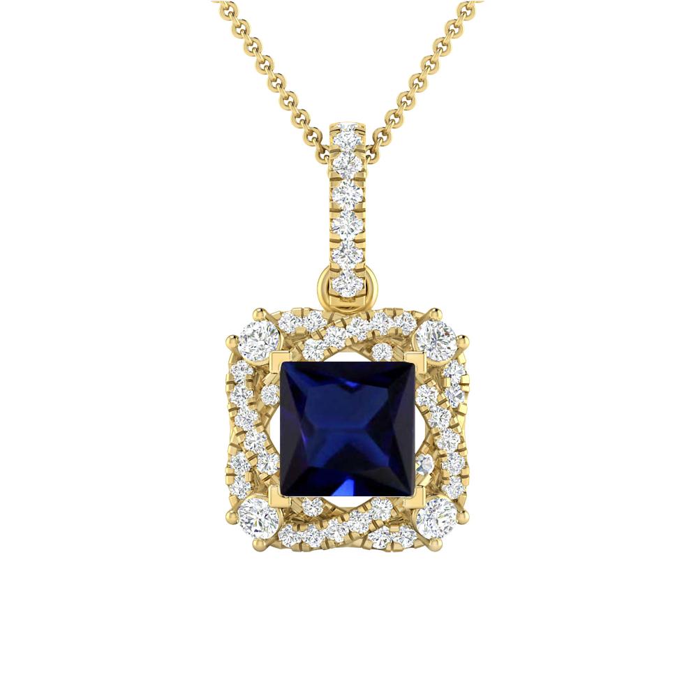 Yellow Gold - Sapphire