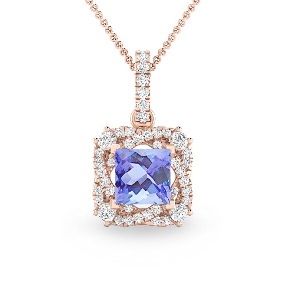 Rose Gold - Tanzanite