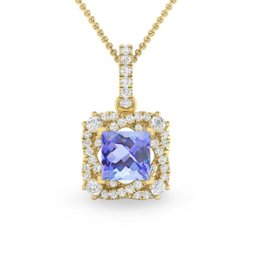 Yellow Gold - Tanzanite