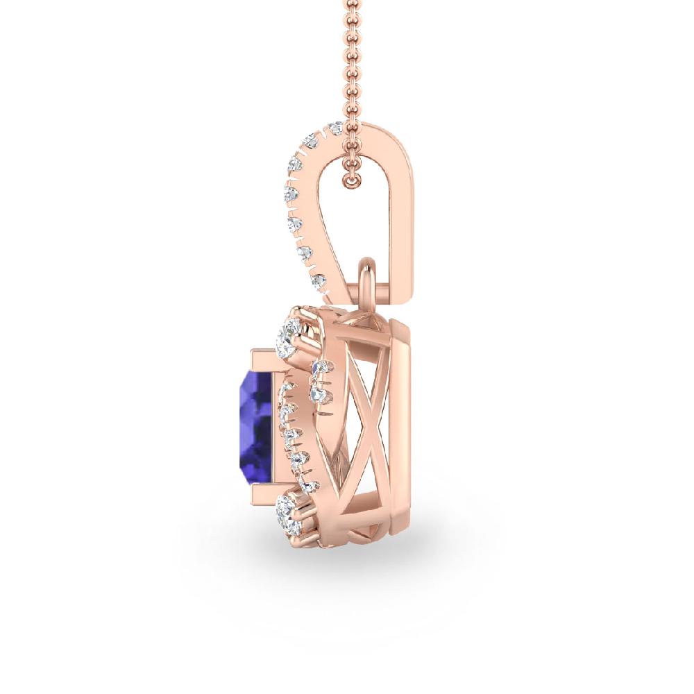 Rose Gold - Tanzanite