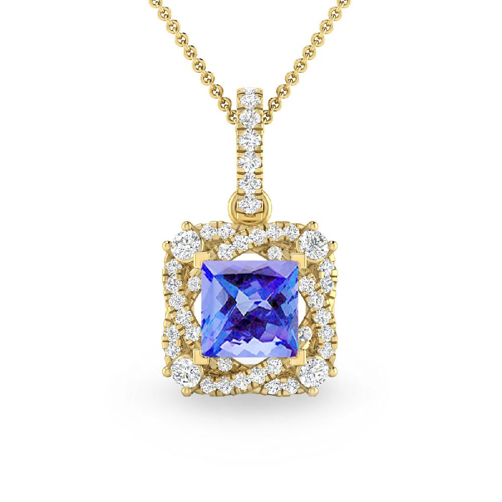 Yellow Gold - Tanzanite