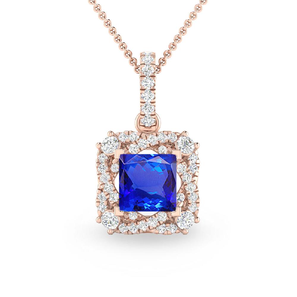 Rose Gold - Tanzanite