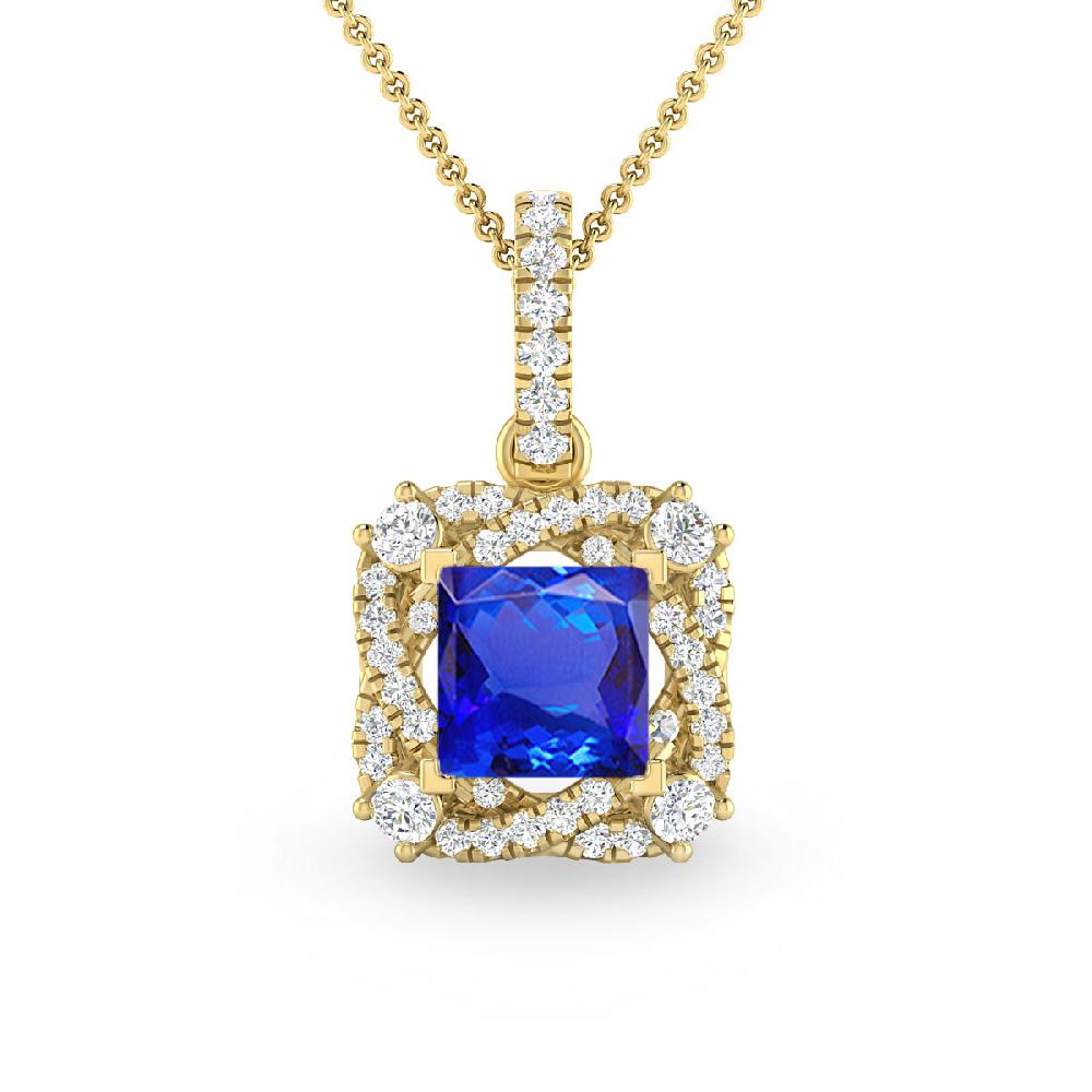 Yellow Gold - Tanzanite