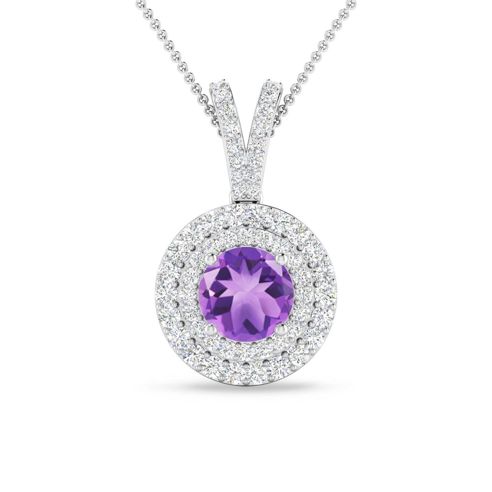 White Gold - Amethyst