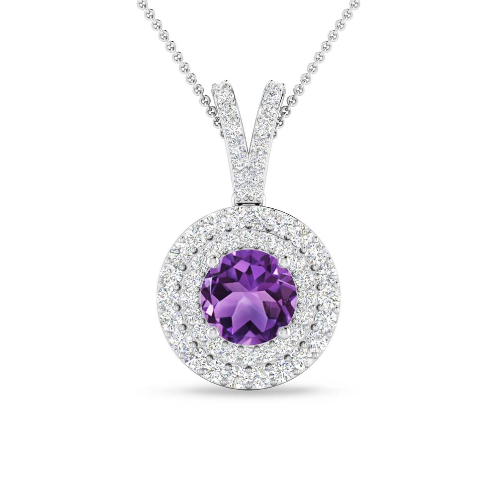 White Gold - Amethyst