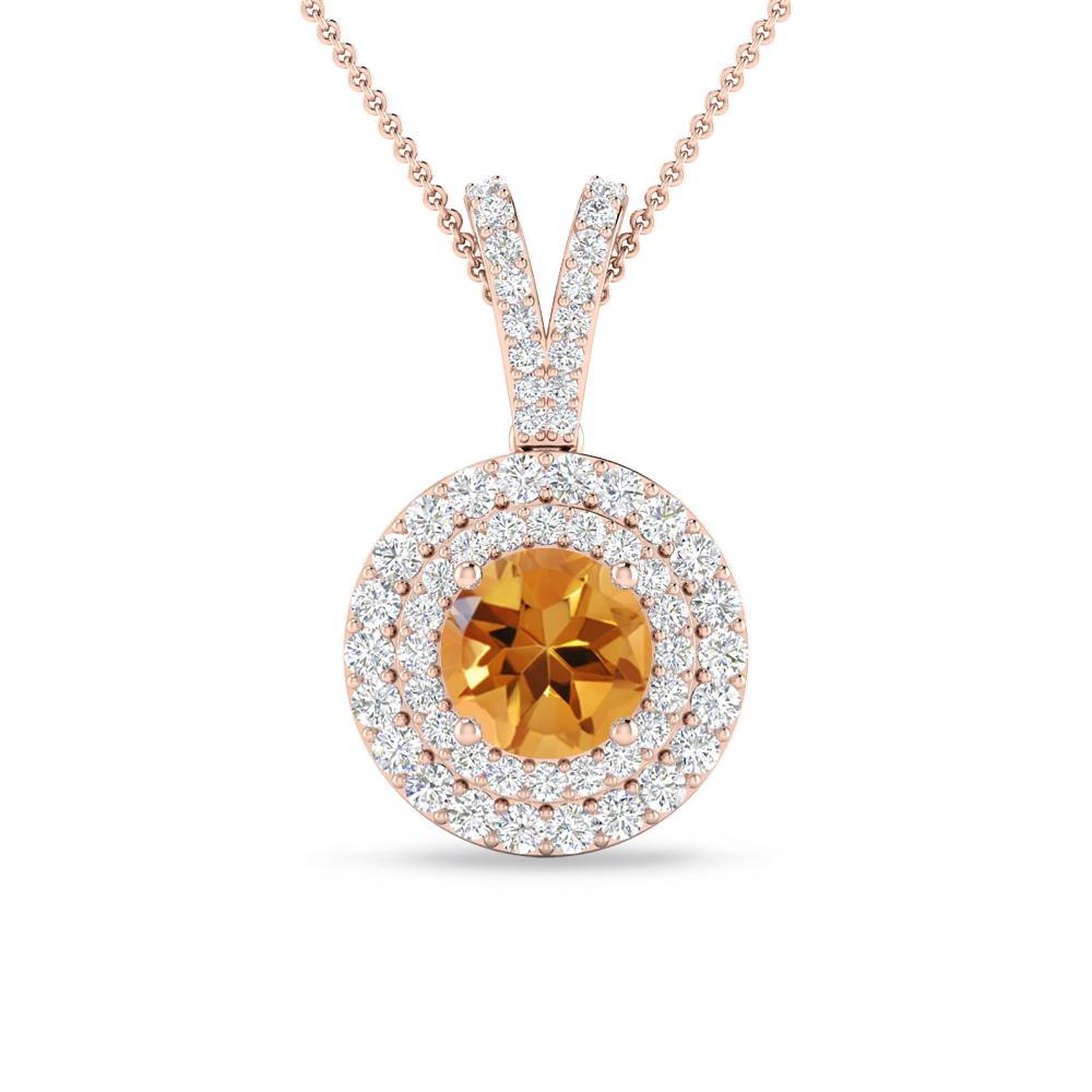 Rose Gold - Citrine