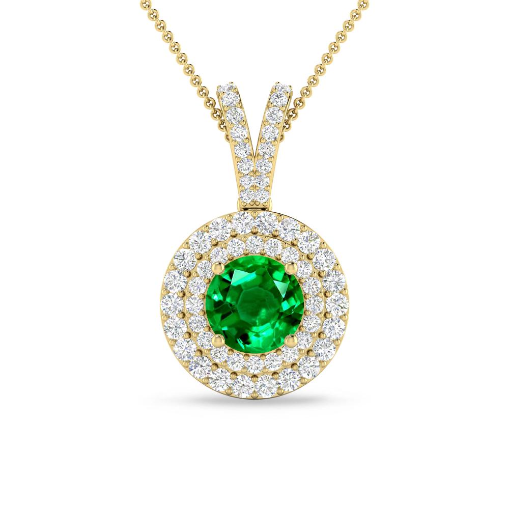 Yellow Gold - Emerald