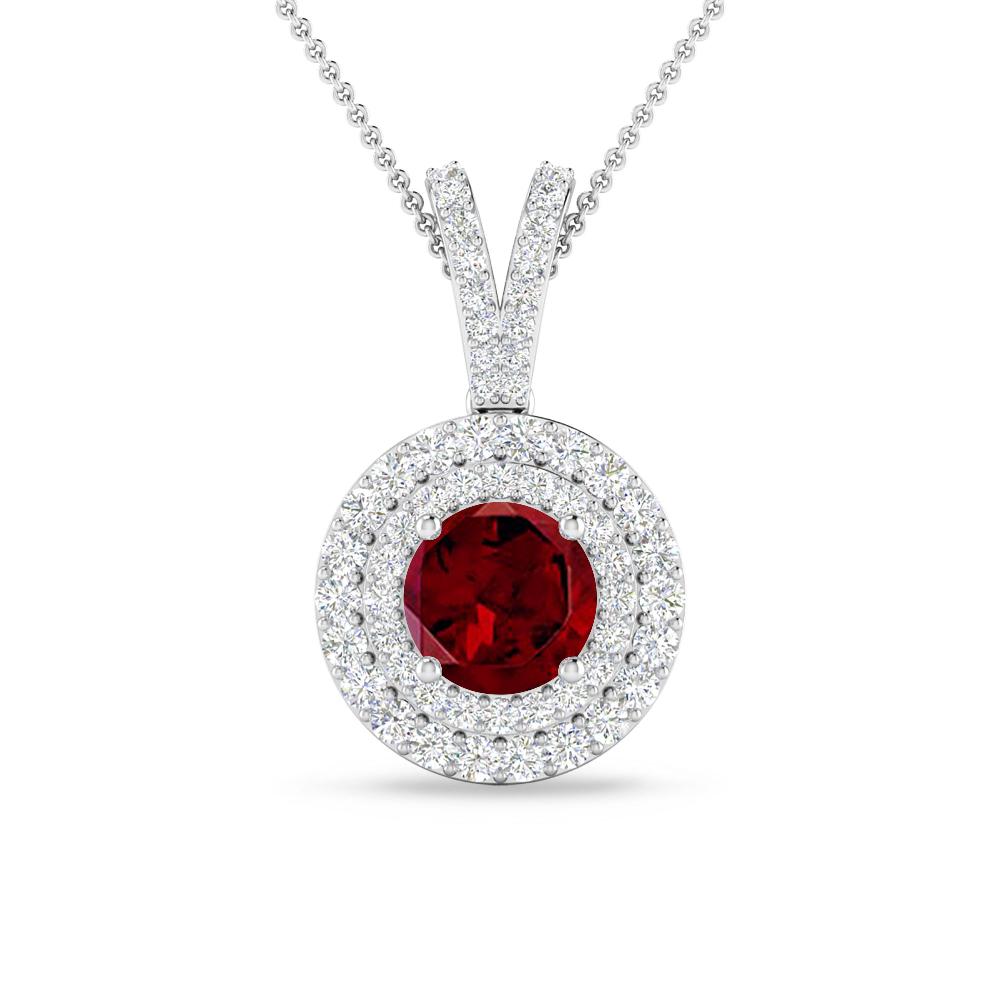 White Gold - Garnet