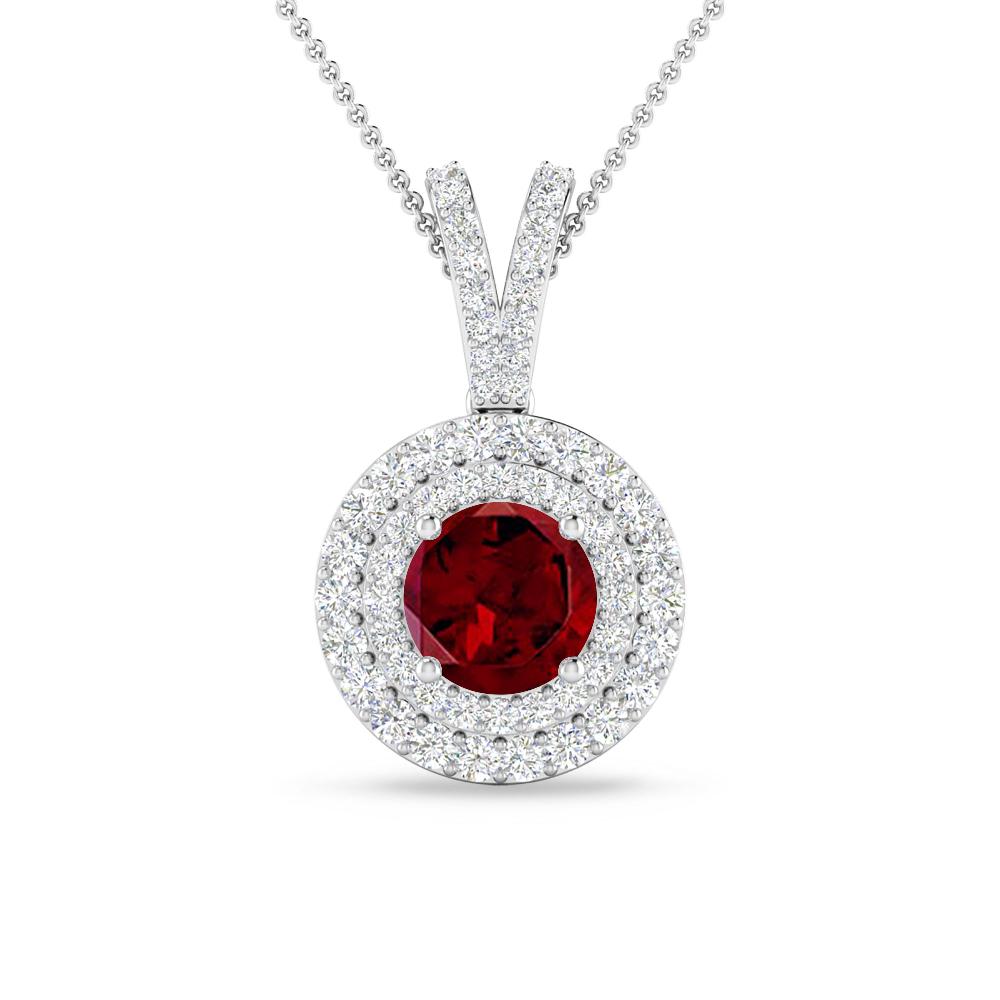 White Gold - Garnet