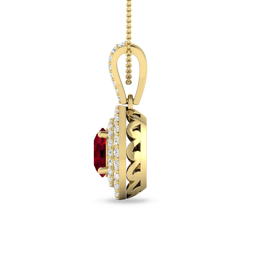 Yellow Gold - Garnet