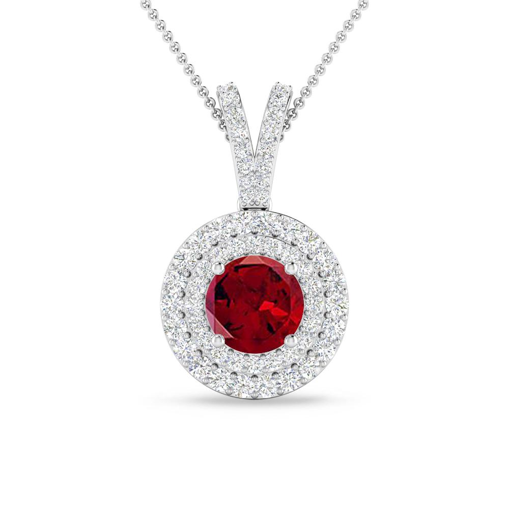 White Gold - Garnet