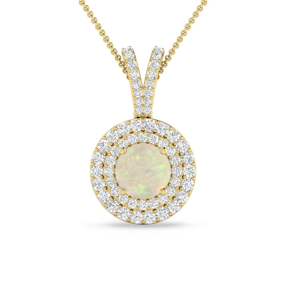 Yellow Gold - Opal