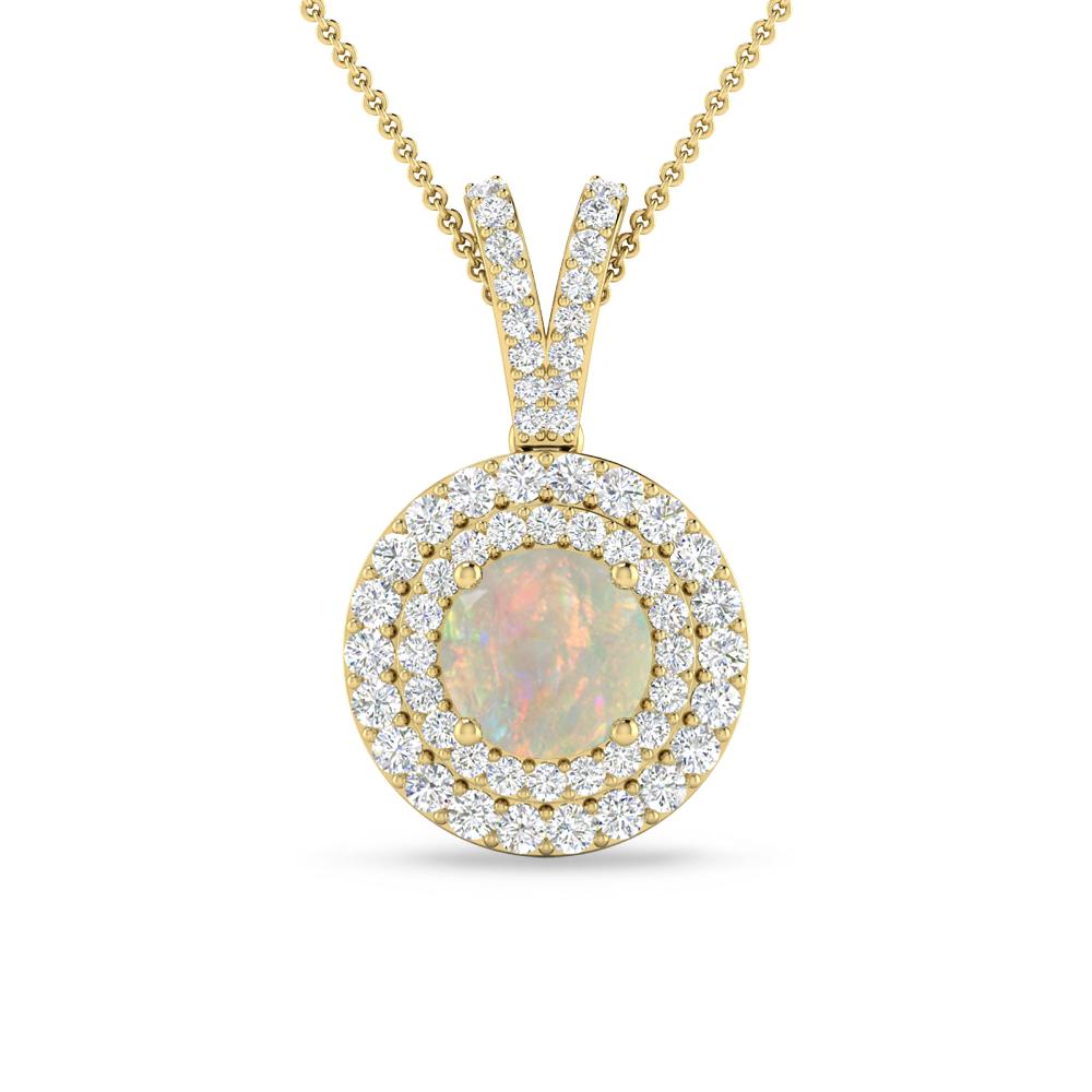 Yellow Gold - Opal