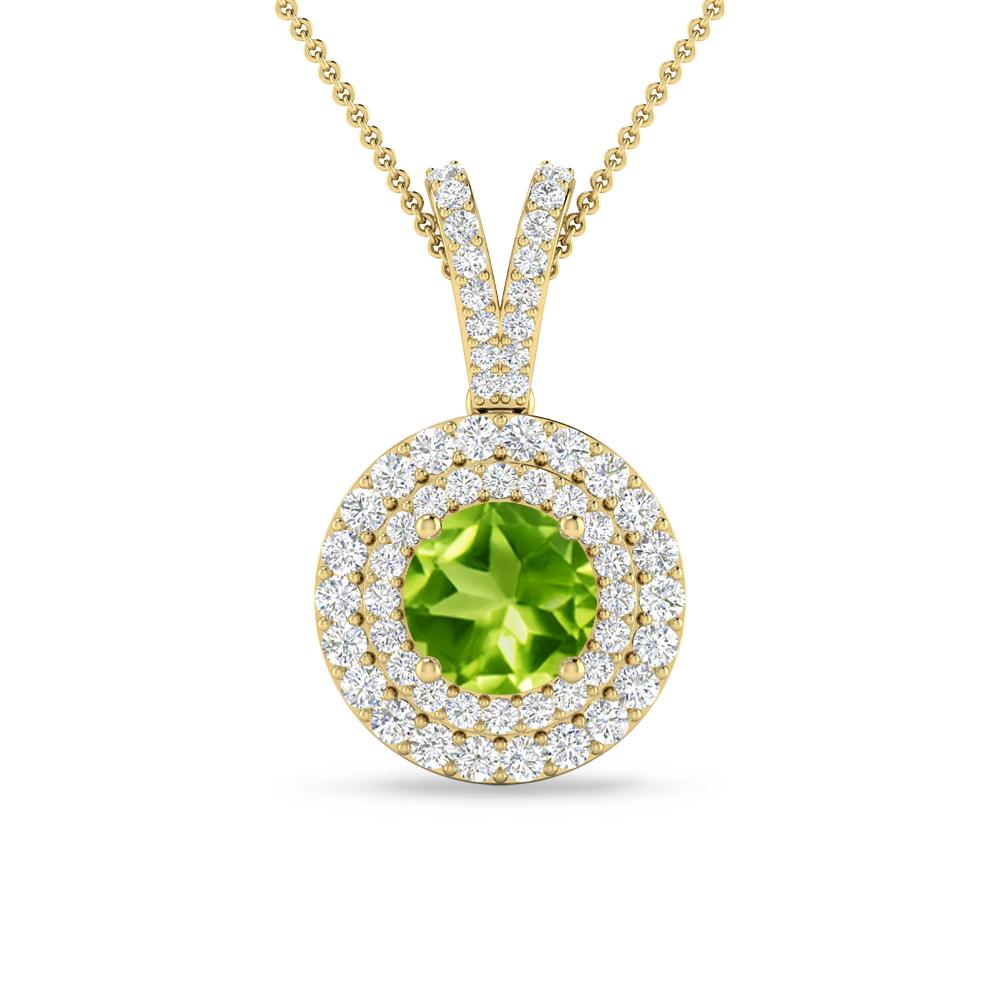 Yellow Gold - Peridot