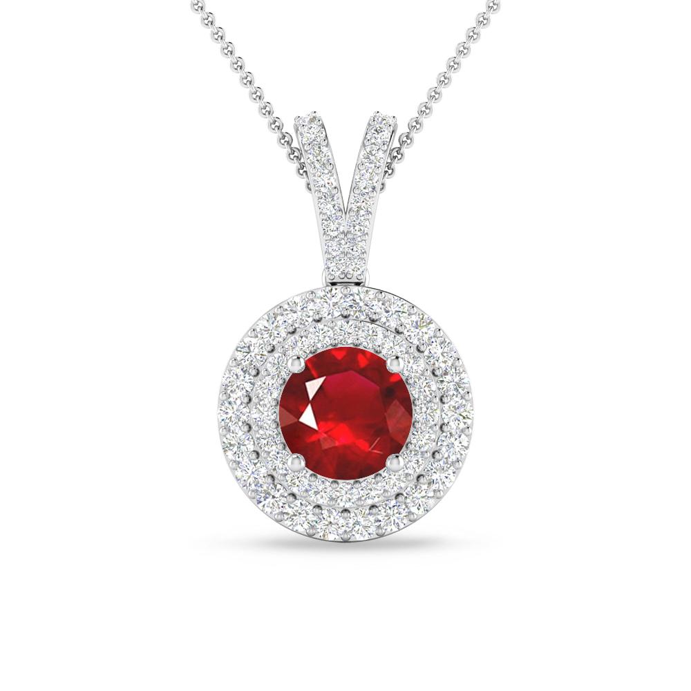 White Gold - Ruby