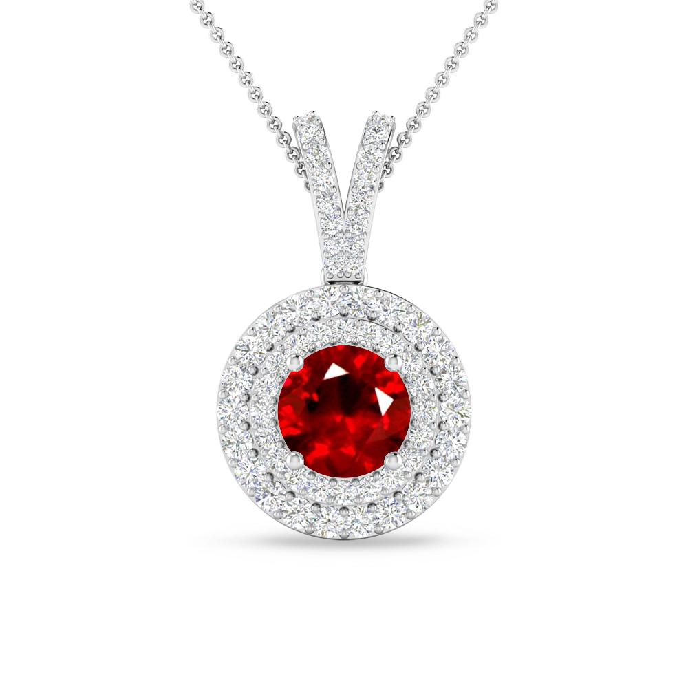 White Gold - Ruby