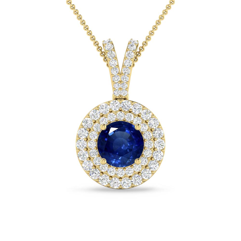 Yellow Gold - Sapphire