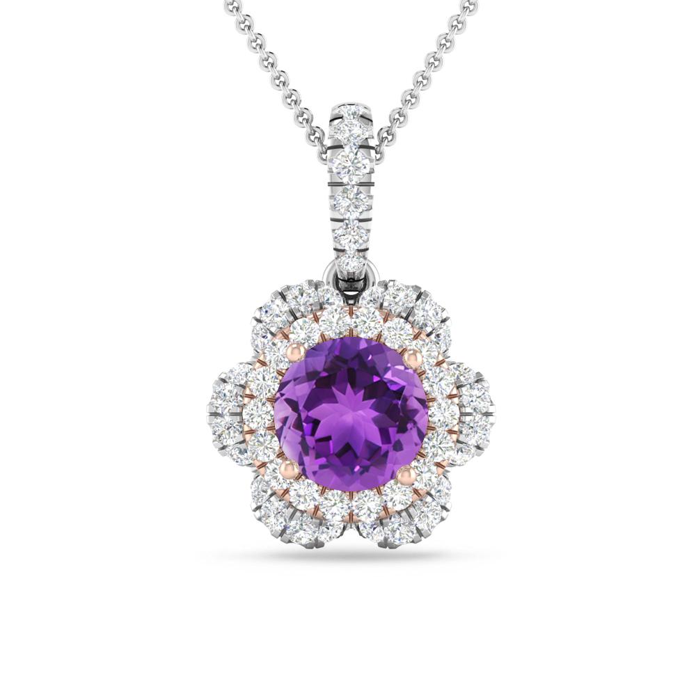 White Gold - Amethyst