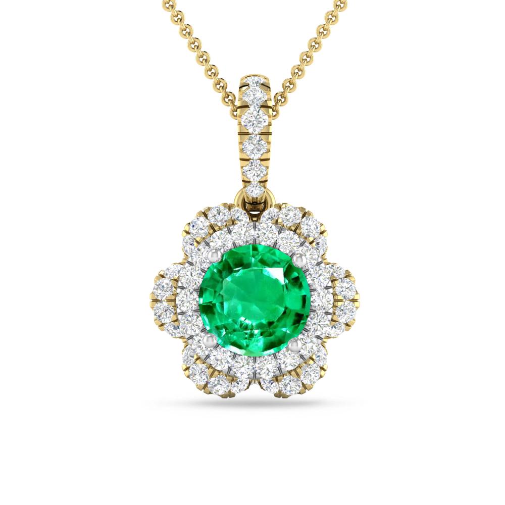 Yellow Gold - Emerald