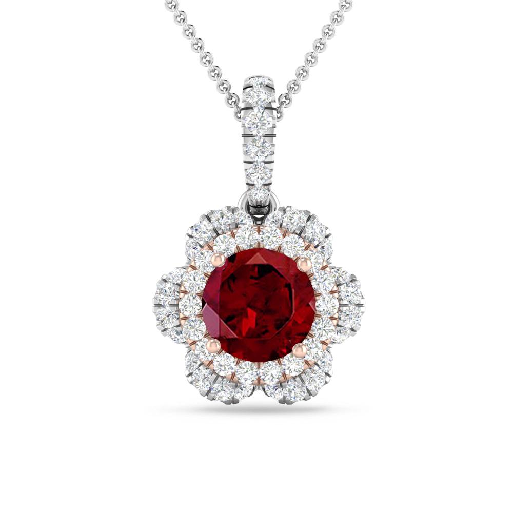 White Gold - Garnet