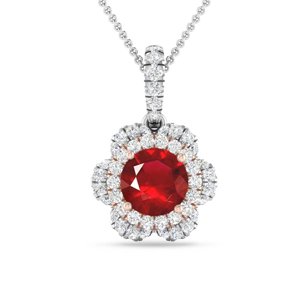 White Gold - Ruby