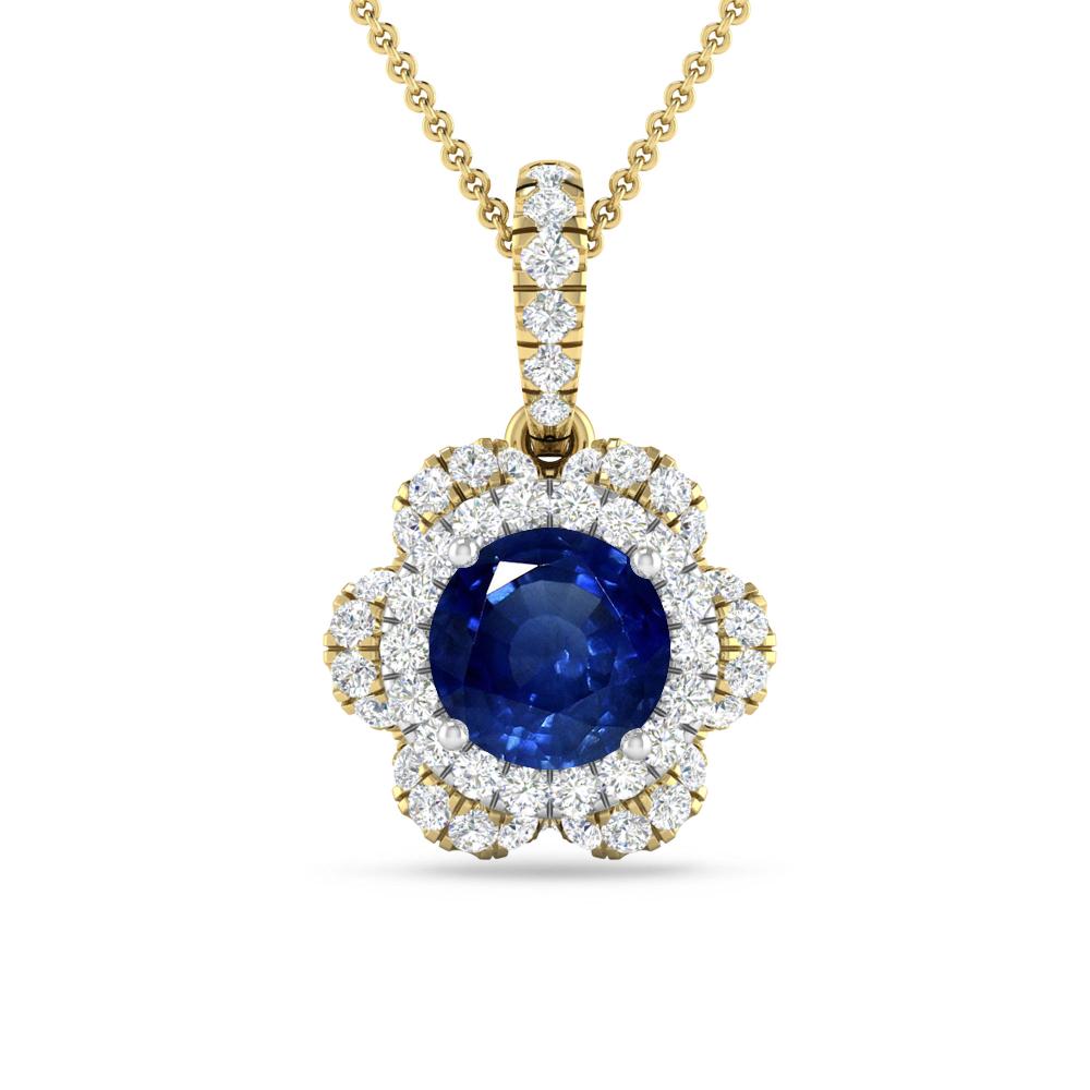 Yellow Gold - Sapphire