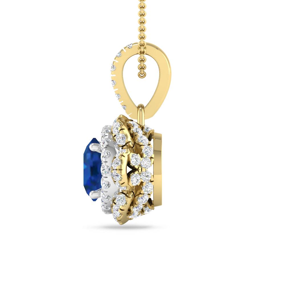 Yellow Gold - Sapphire