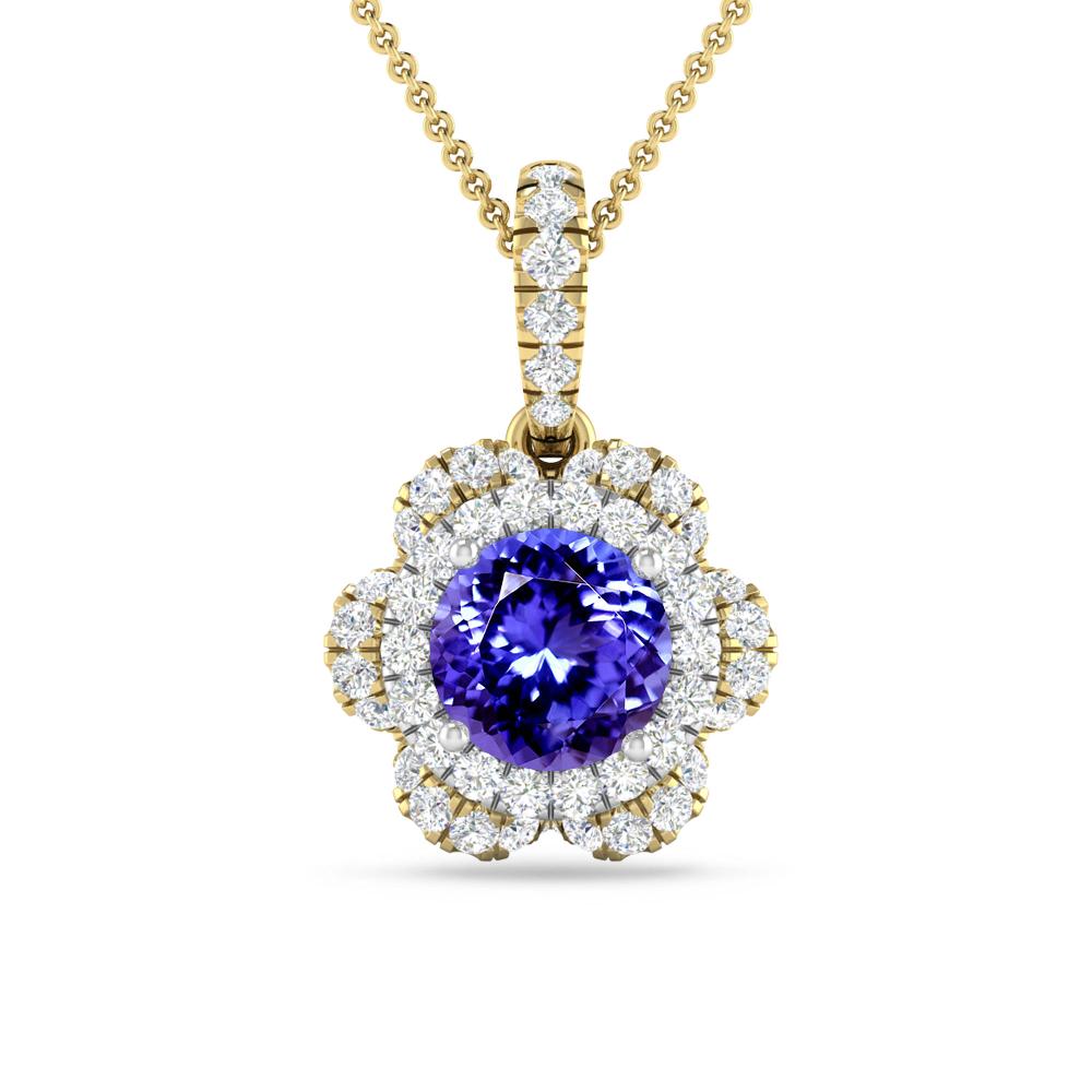 Yellow Gold - Tanzanite