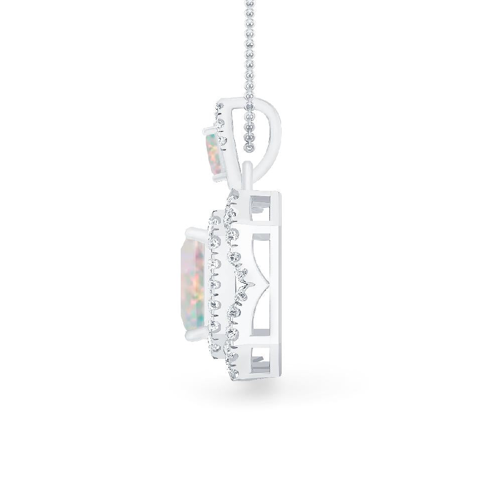 White Gold - Opal