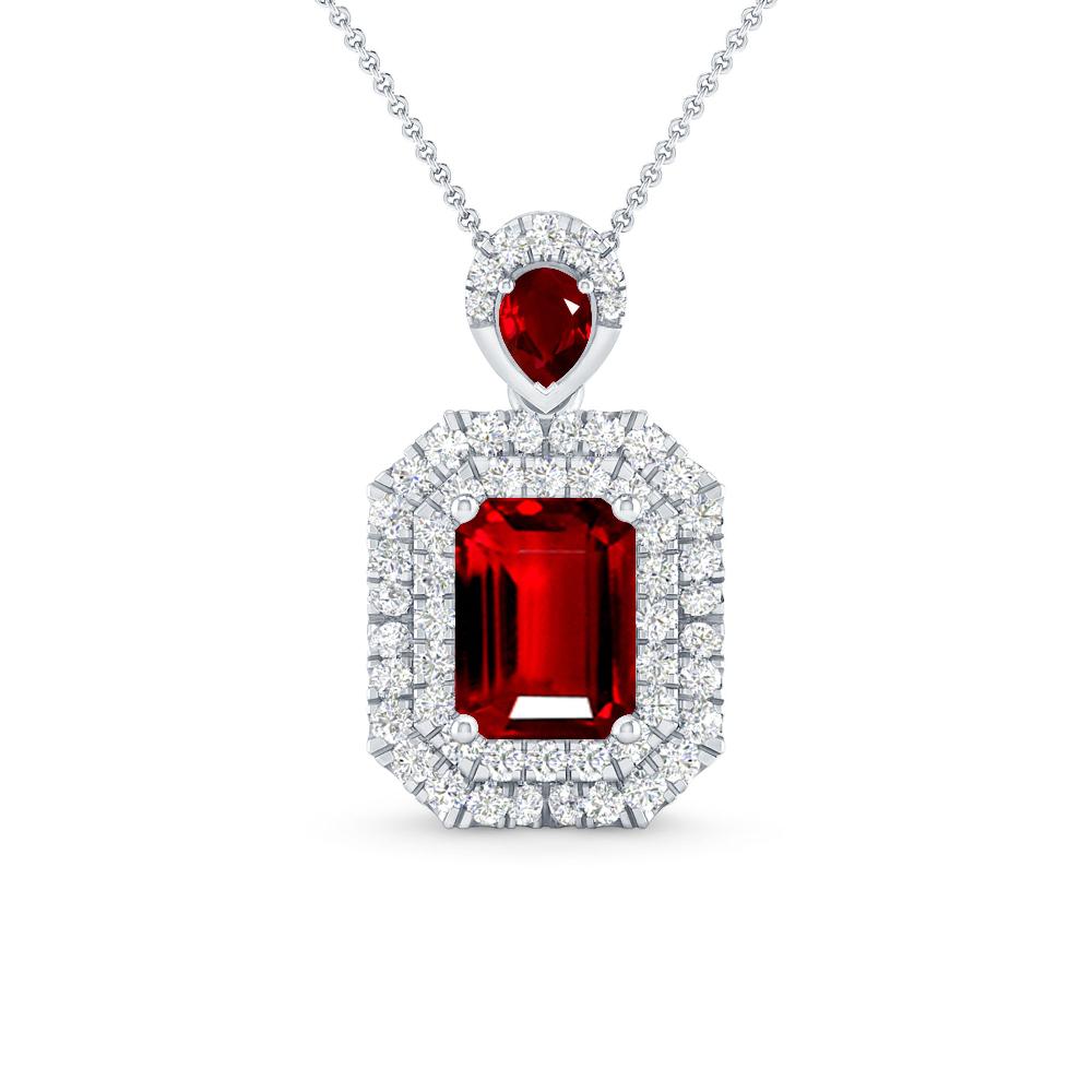 White Gold - Ruby
