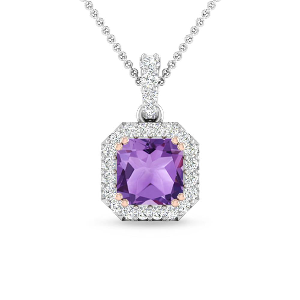 White Gold - Amethyst