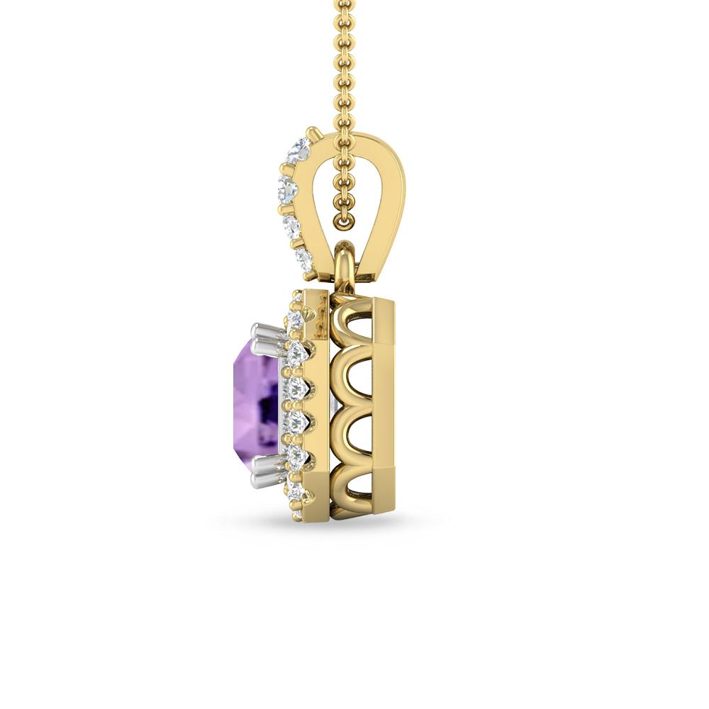 Yellow Gold - Amethyst