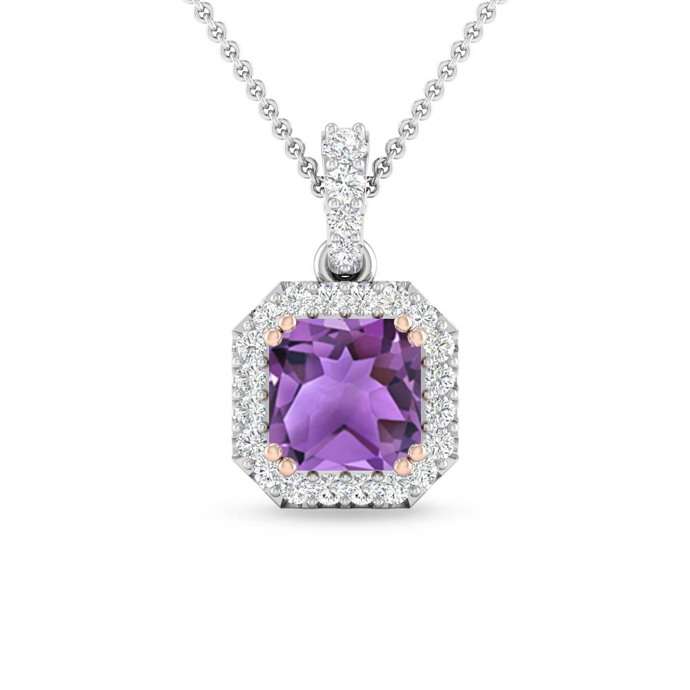 White Gold - Amethyst