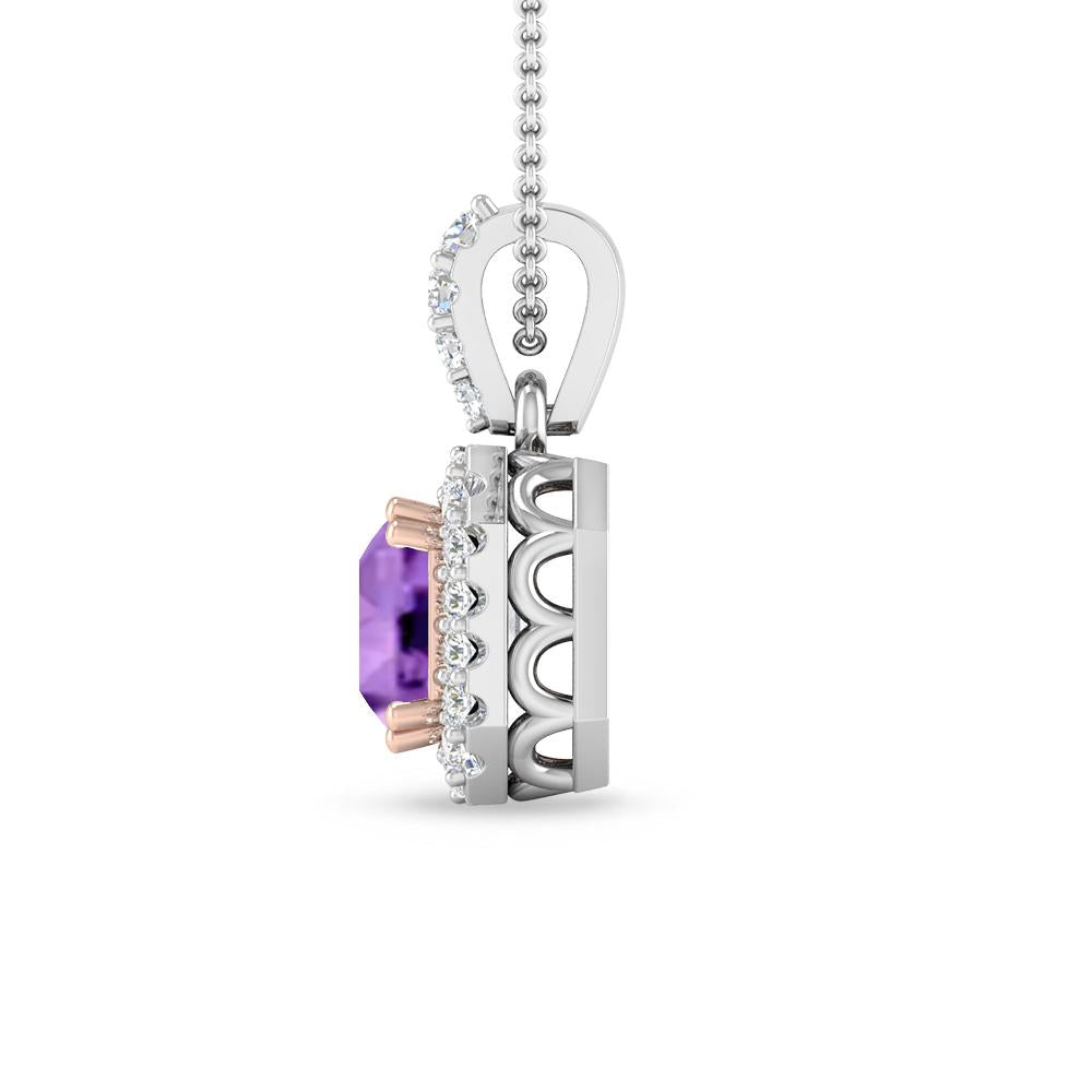 White Gold - Amethyst