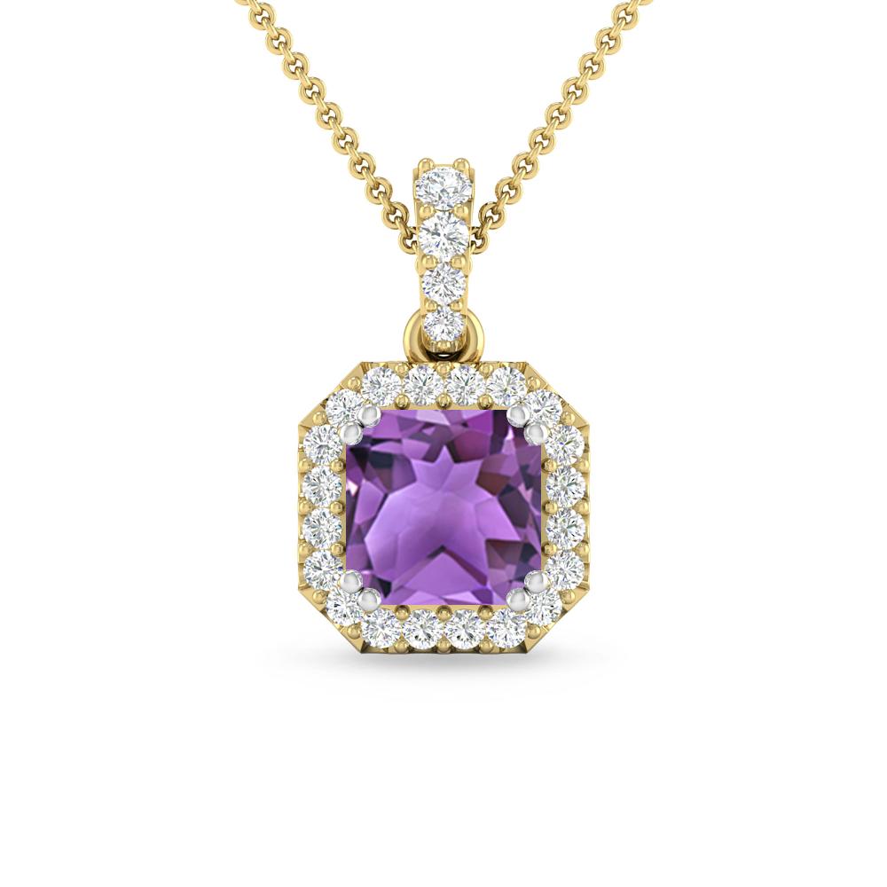 Yellow Gold - Amethyst