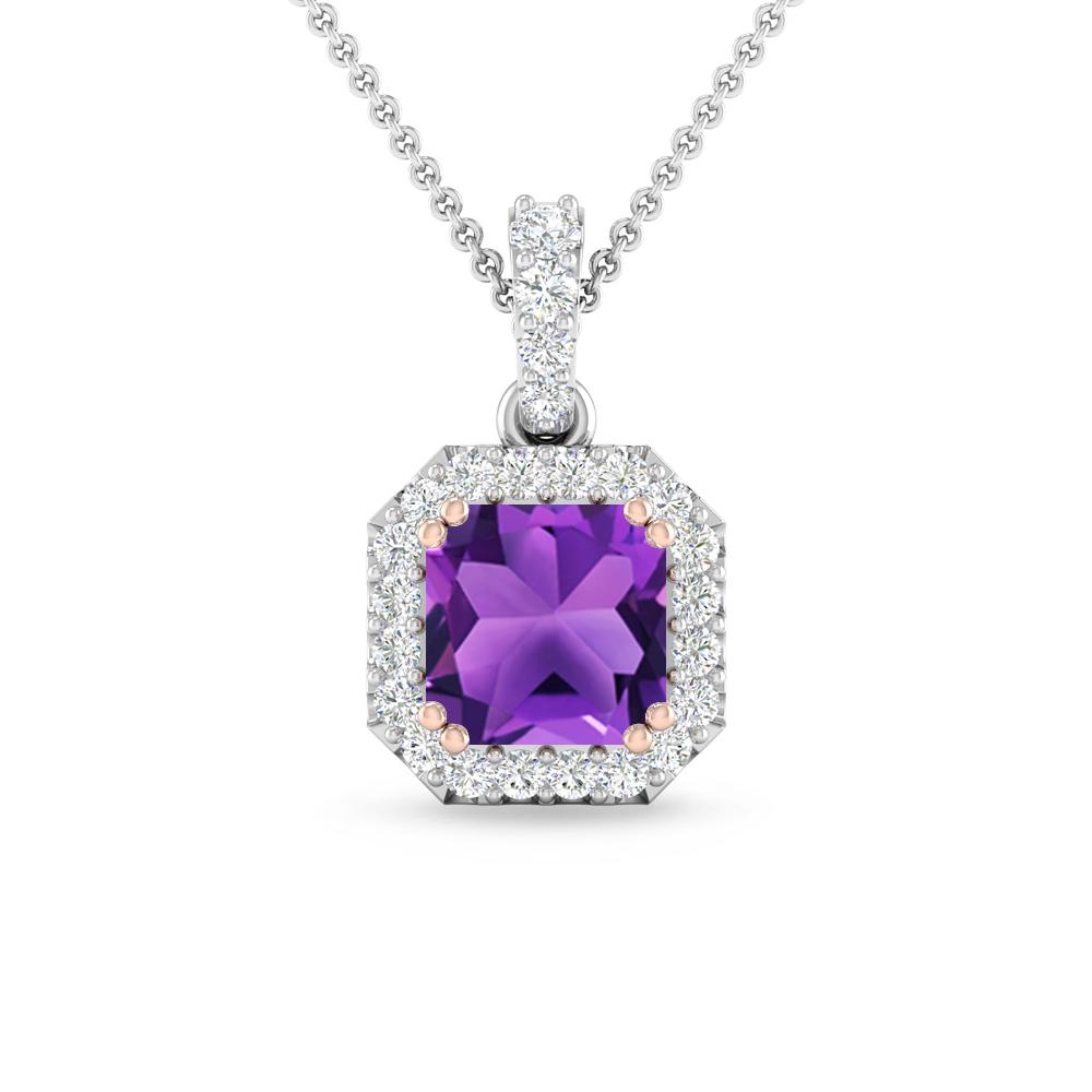 White Gold - Amethyst