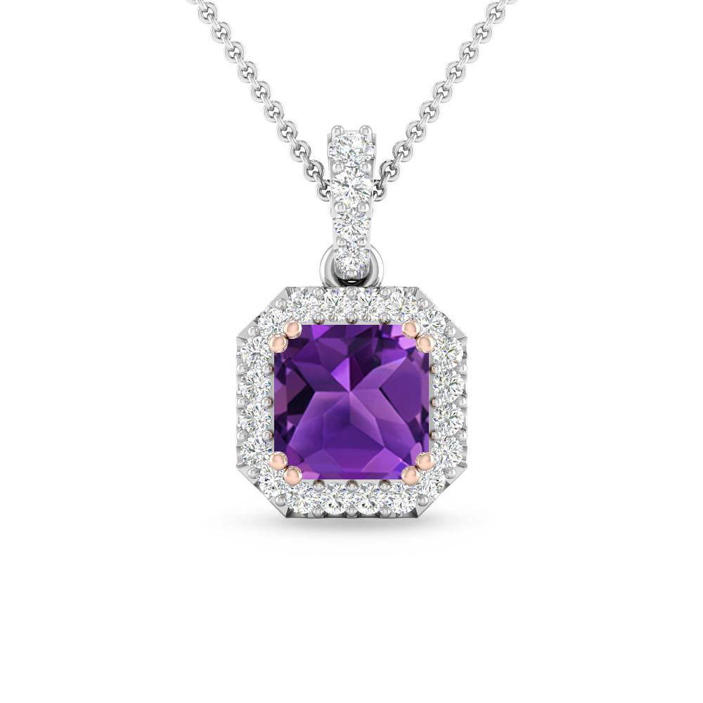 White Gold - Amethyst