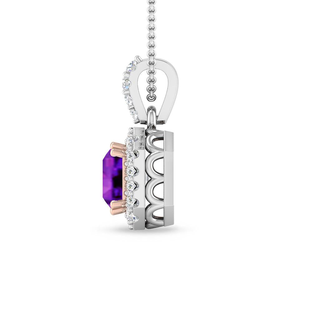 White Gold - Amethyst