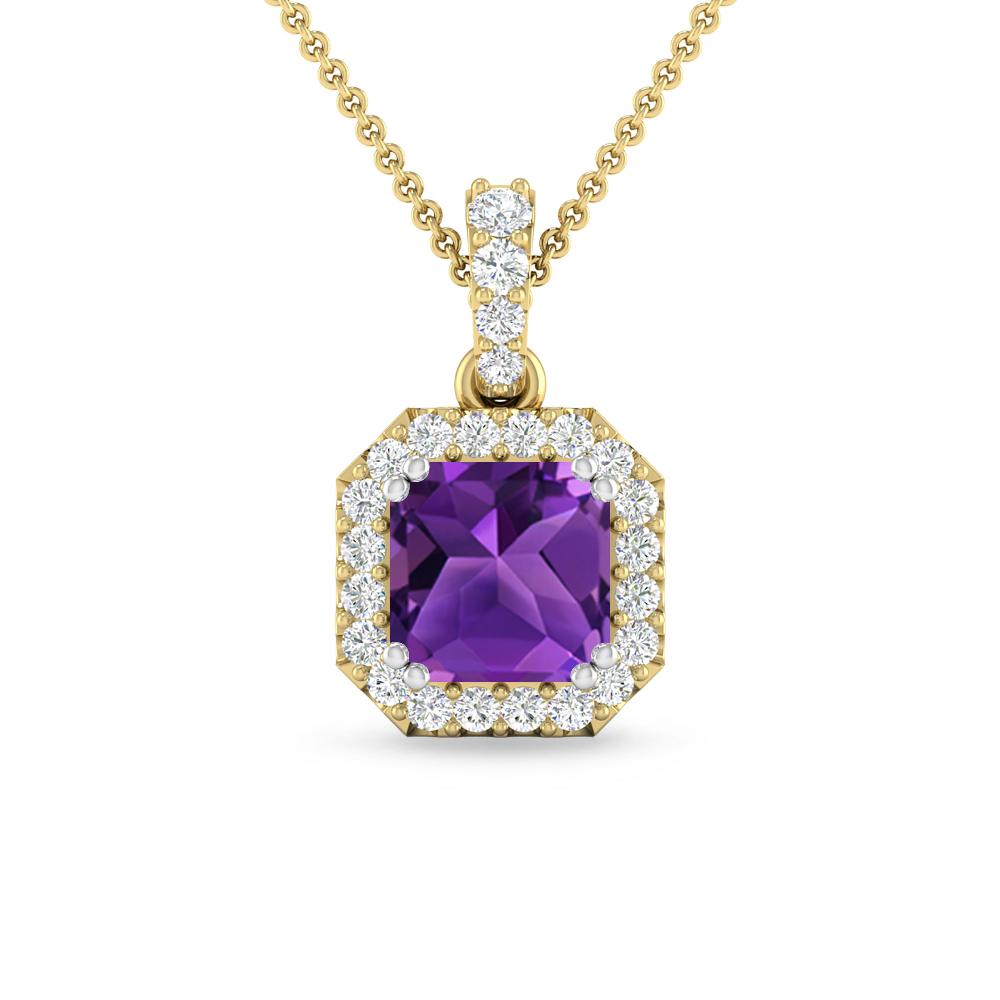 Yellow Gold - Amethyst